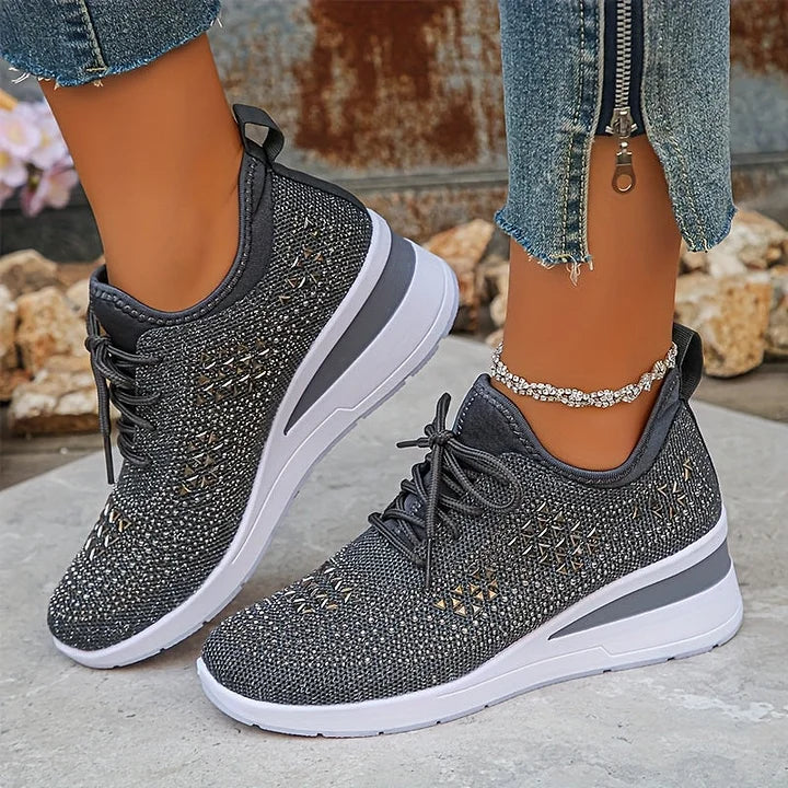 Kylie | Lightweight Lace Up Sneakers