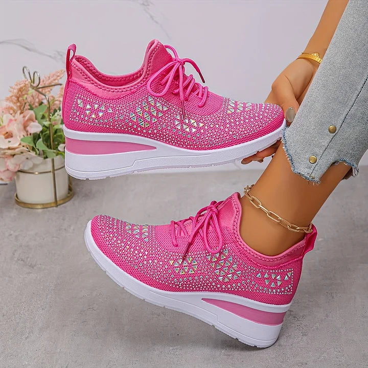 Kylie | Lightweight Lace Up Sneakers