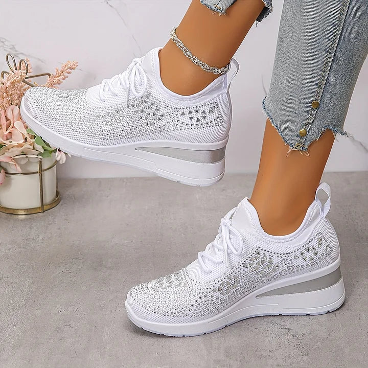 Kylie | Lightweight Lace Up Sneakers