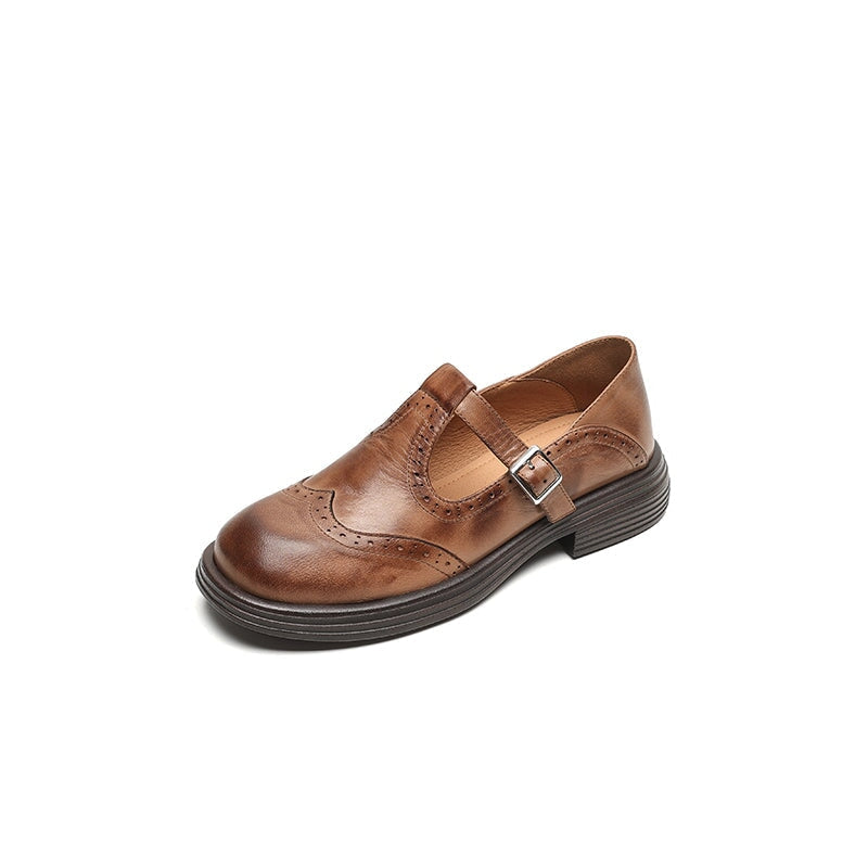 Elegant Mary Janes Made Of Leather