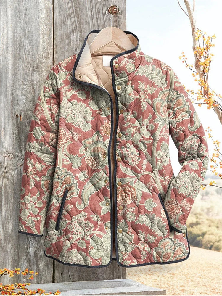 Margaret | Heritage Quilted Floral Jacket