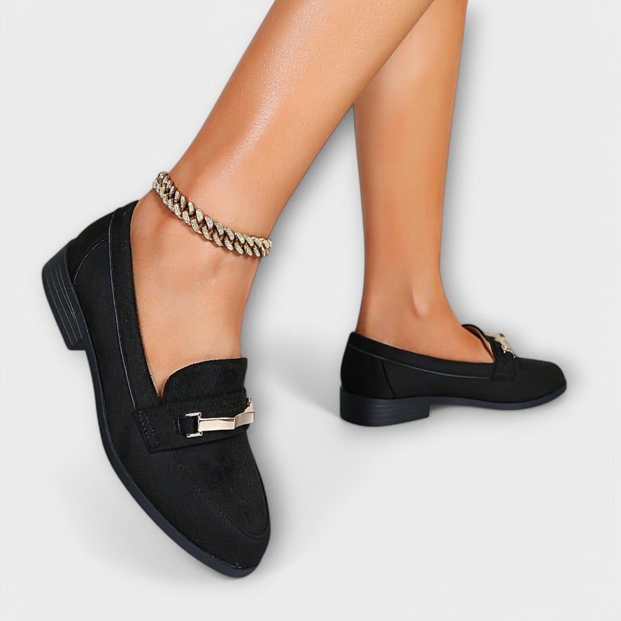 Noémie | Suede Loafers