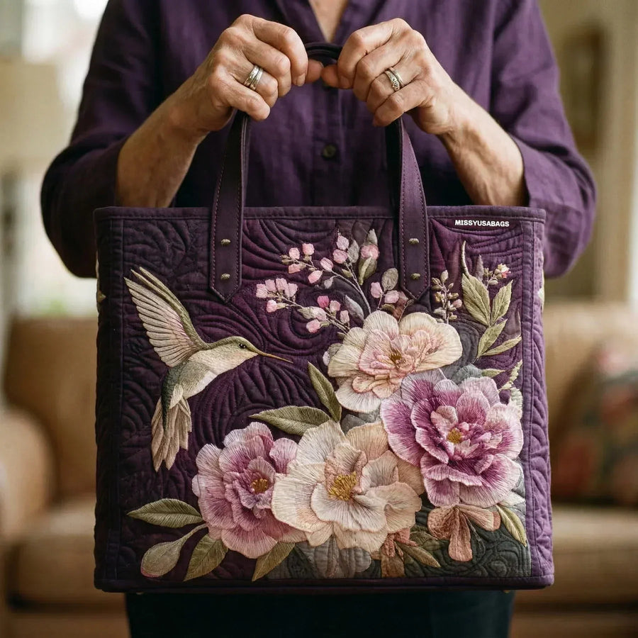 Ruby | Elegant Floral Tote Bag