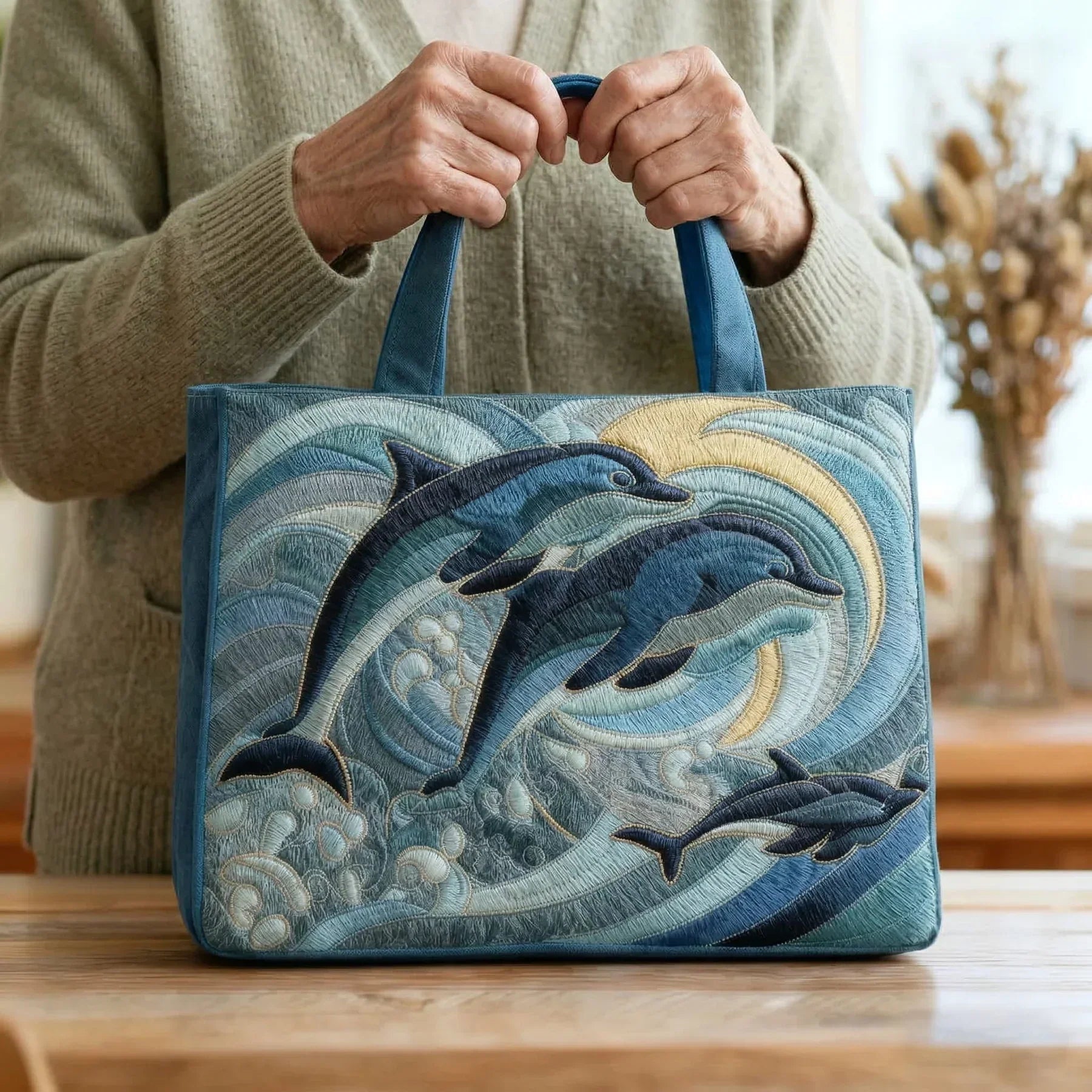 Artisanal Bag - Ocean Dolphin