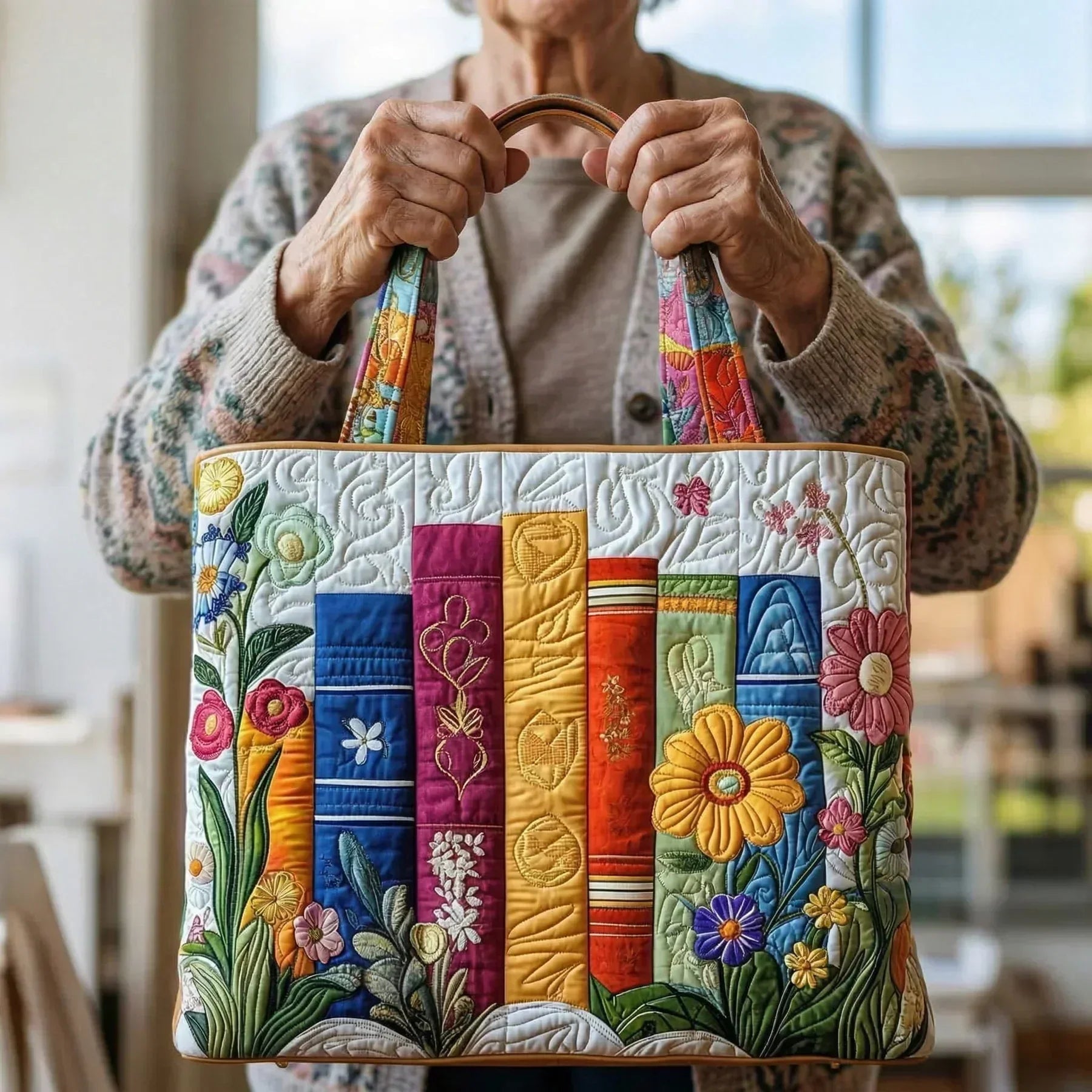 Artisanal Bag - Floral Library