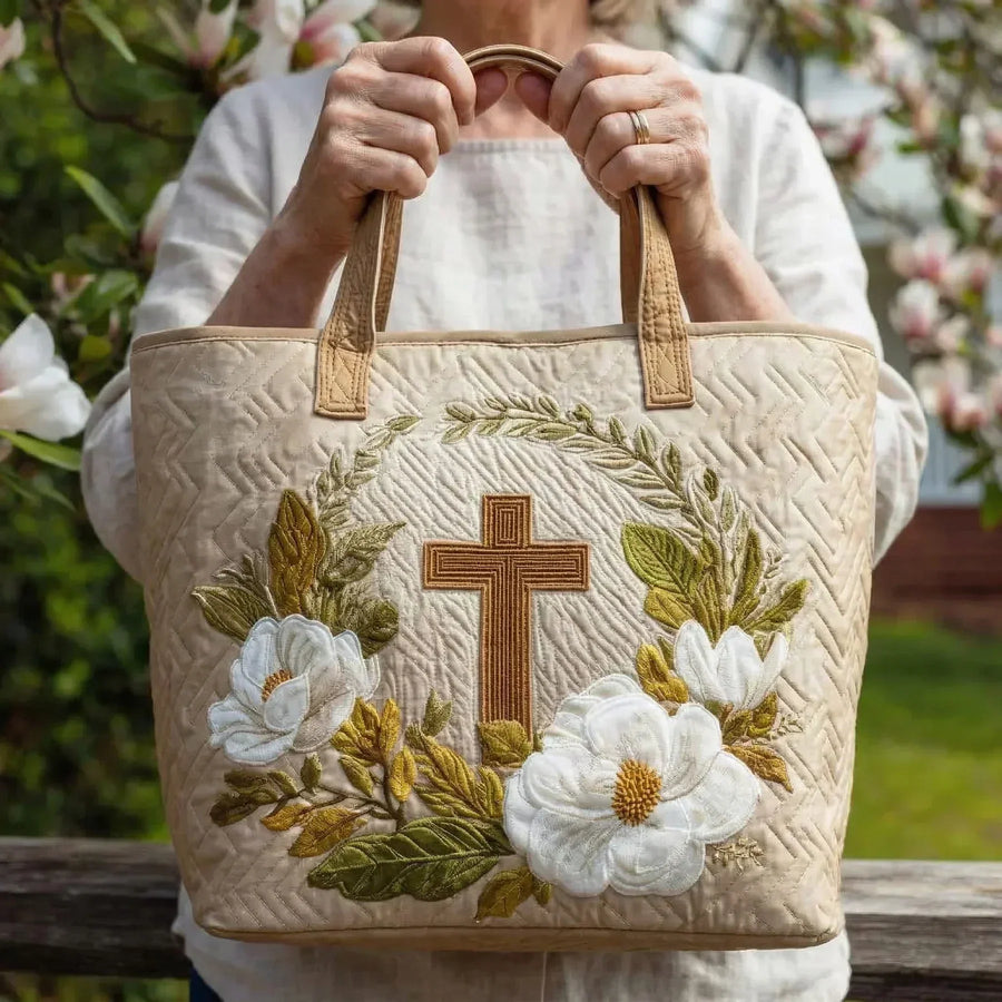 Artisan Tote - Sacred Cross