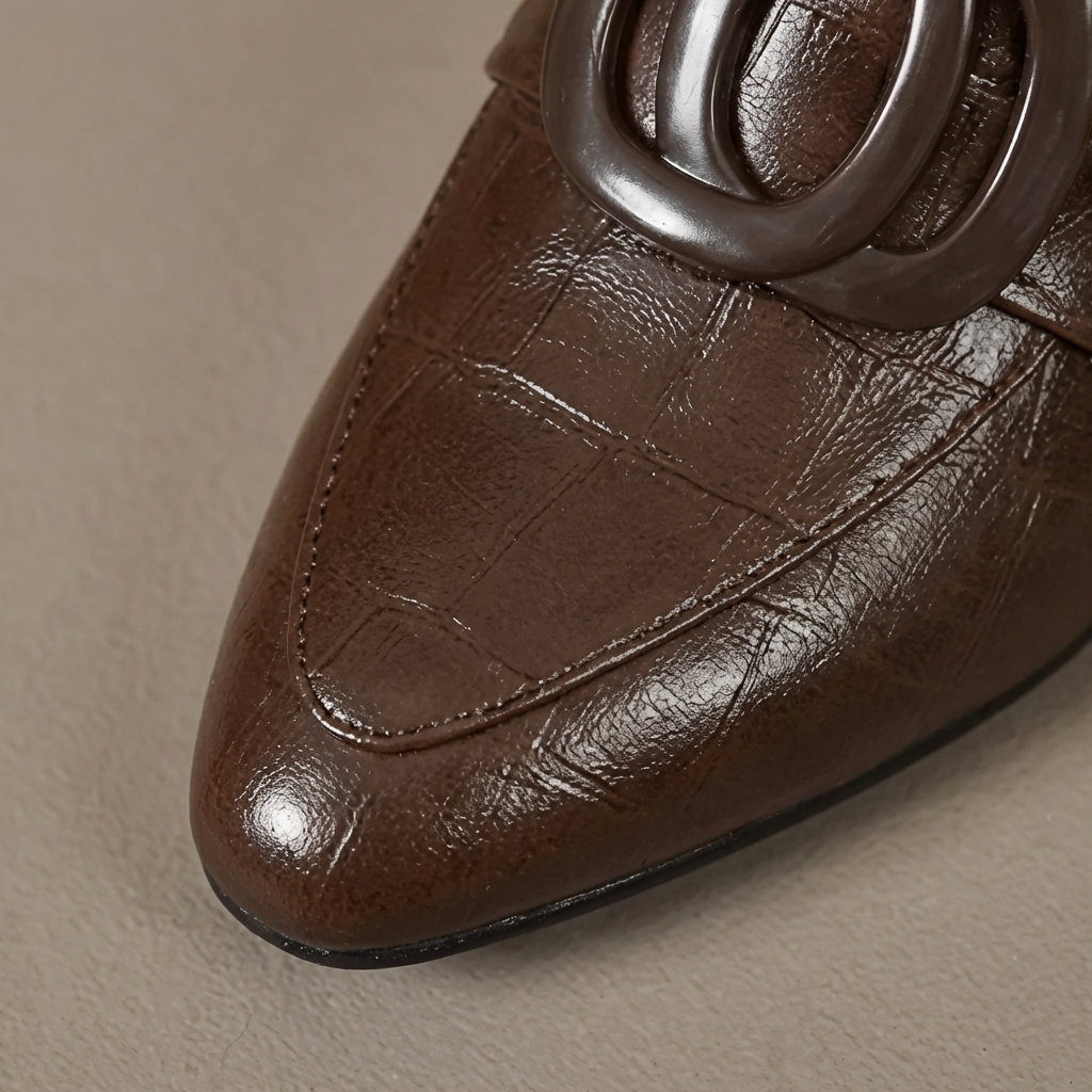 Valora Leather Loafer Heels