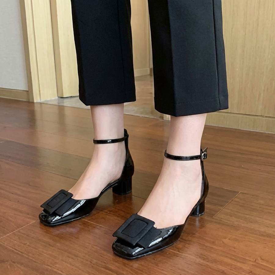 Rosalie Buckle Strap Heels