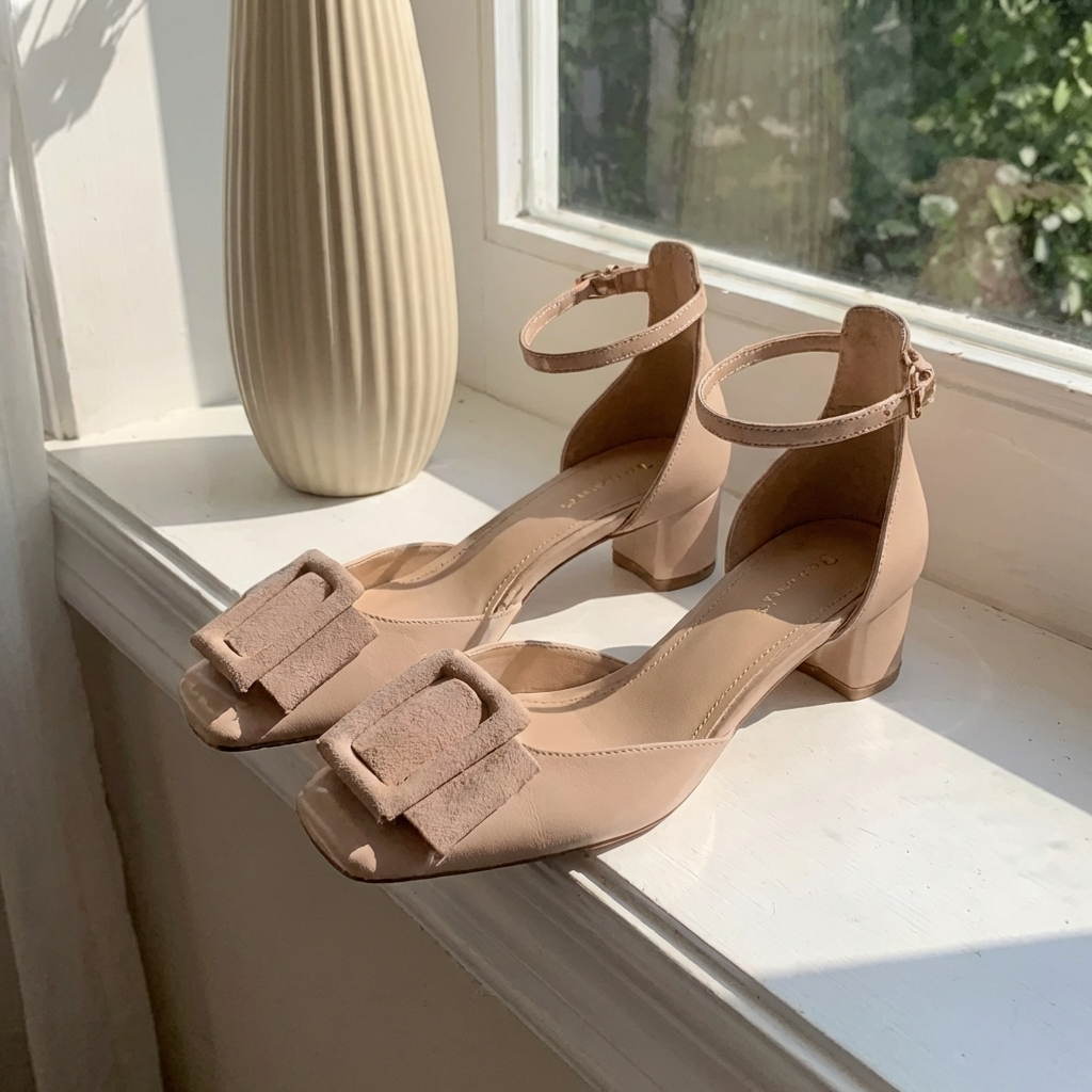 Rosalie Buckle Strap Heels