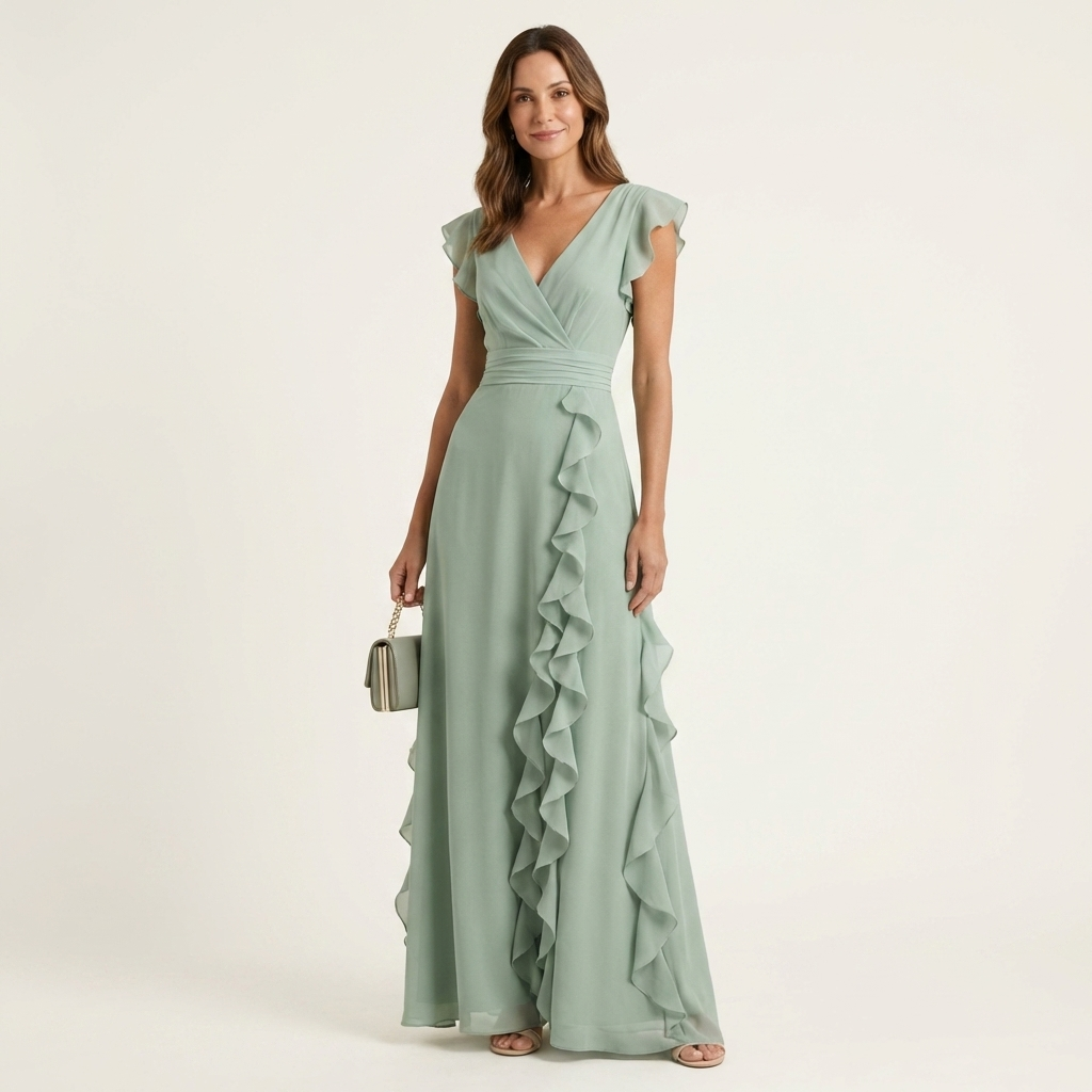 Yana | Ruffle Maxi Dress