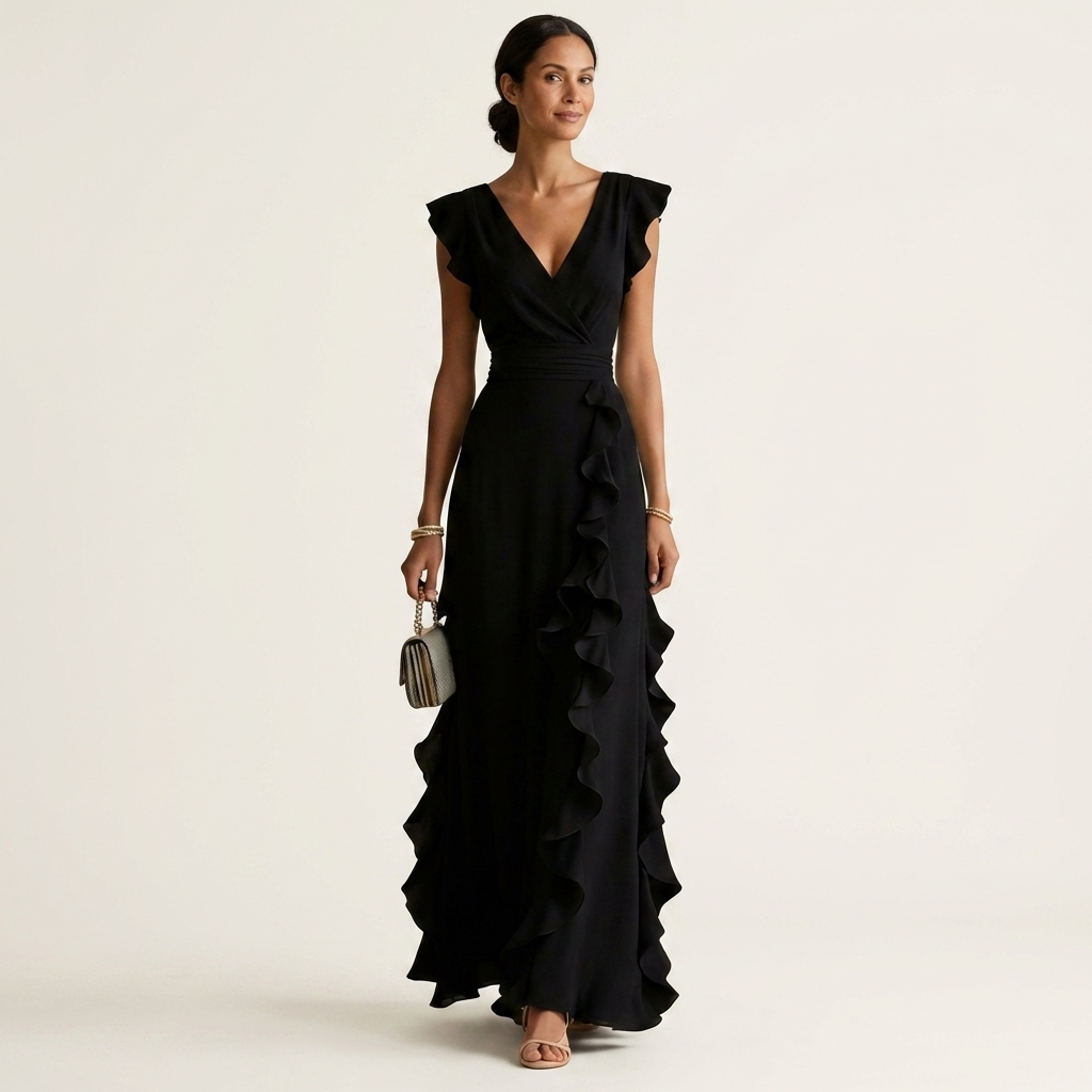 Yana | Ruffle Maxi Dress