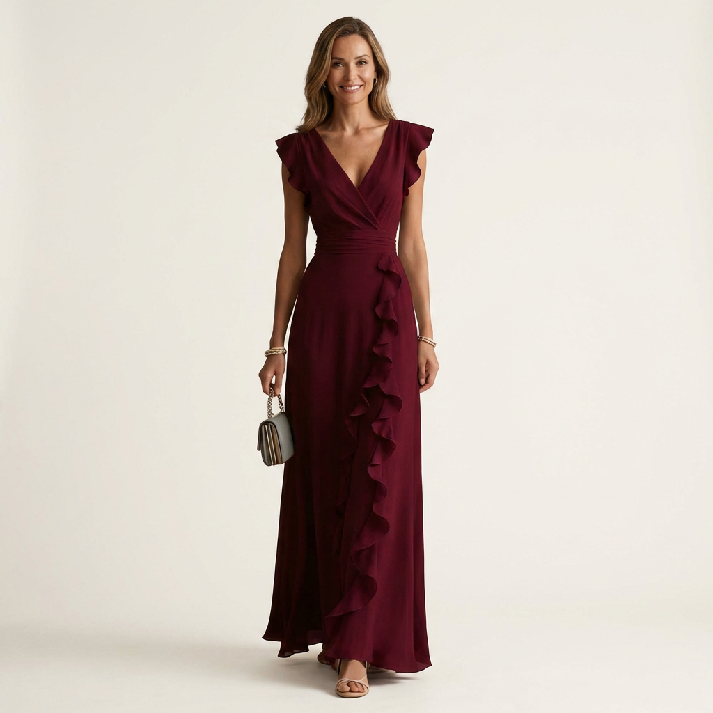 Yana | Ruffle Maxi Dress