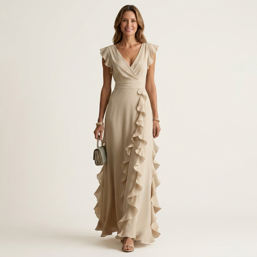 Yana | Ruffle Maxi Dress