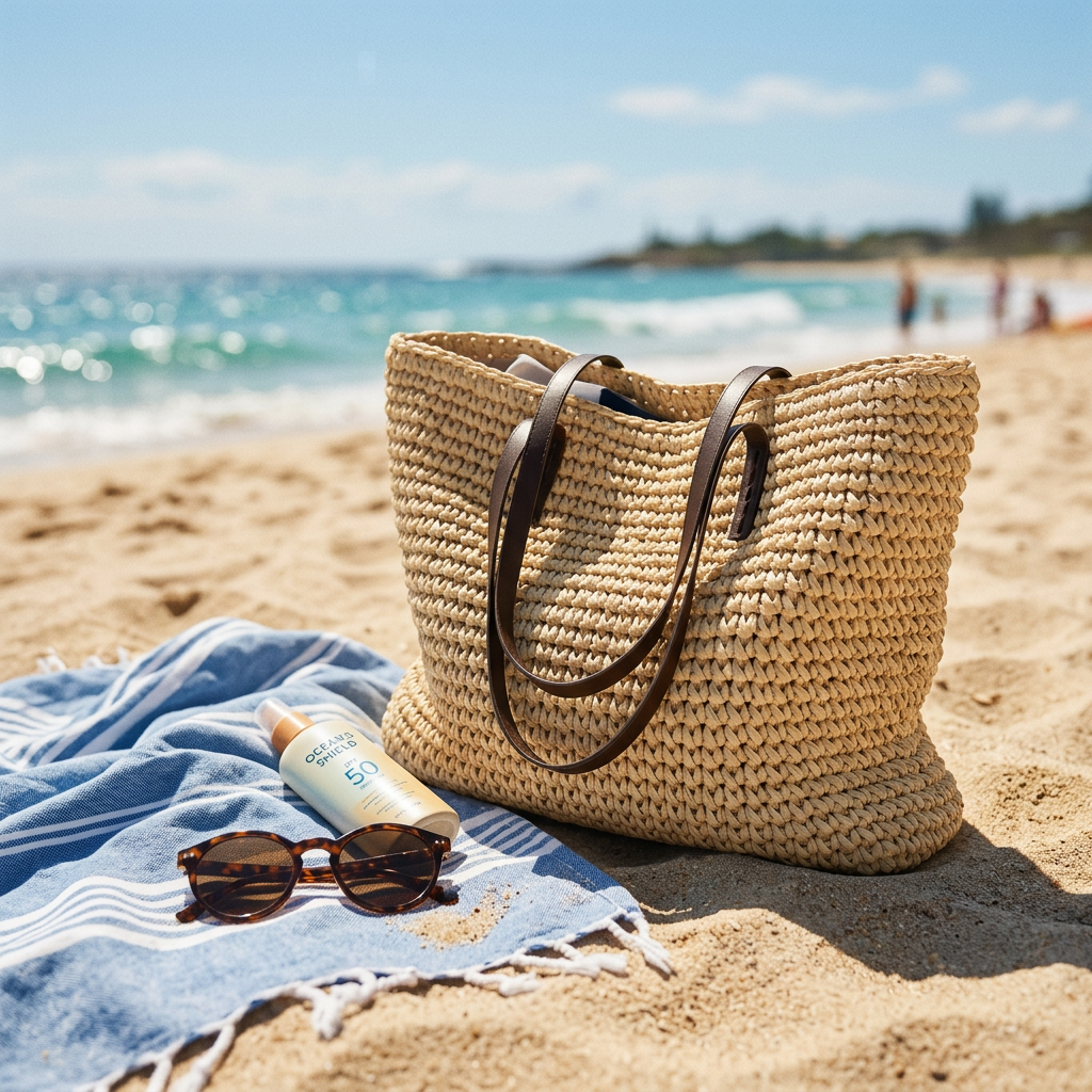 Olivia - Woven Tote Bag