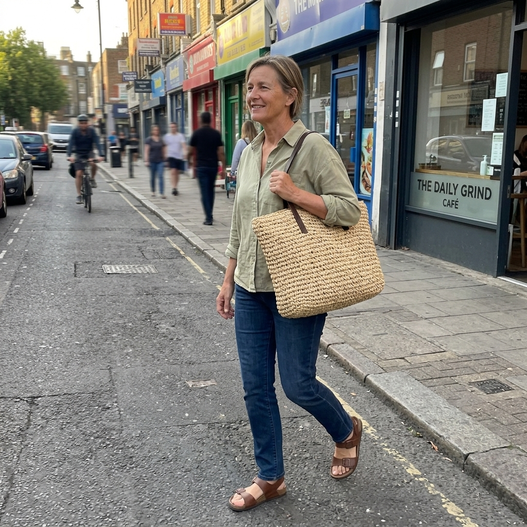 Olivia - Woven Tote Bag