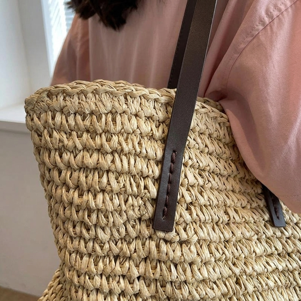Olivia - Woven Tote Bag