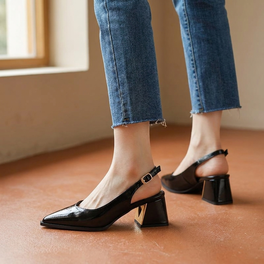 Aria | Versatile Slingback Office Heels