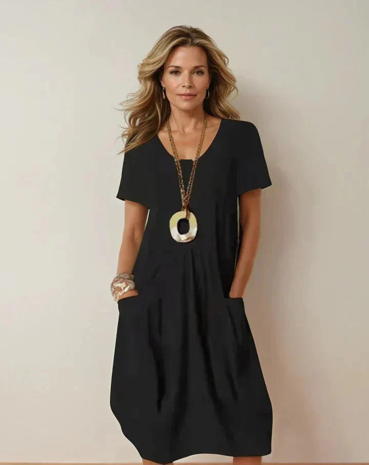 Oriane | Fluid Casual Maxi Dress-