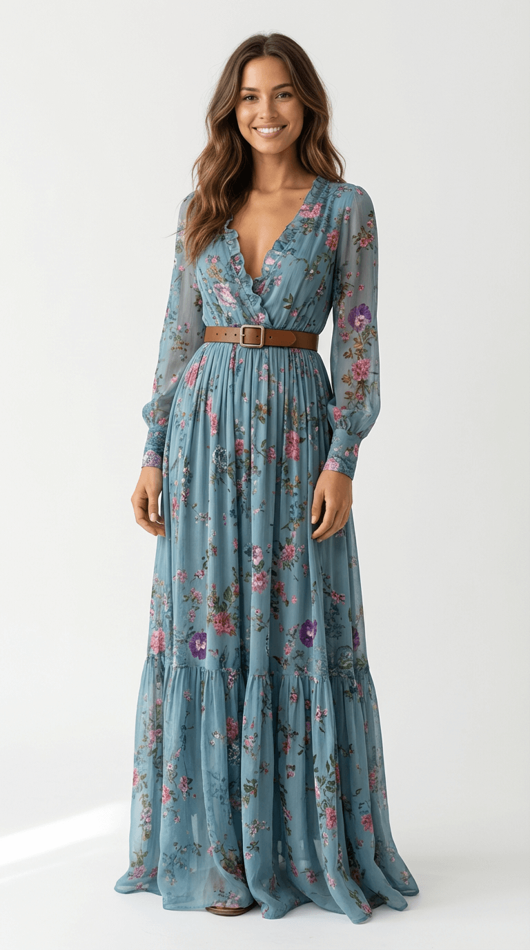 Iris | Boho Maxi Dress