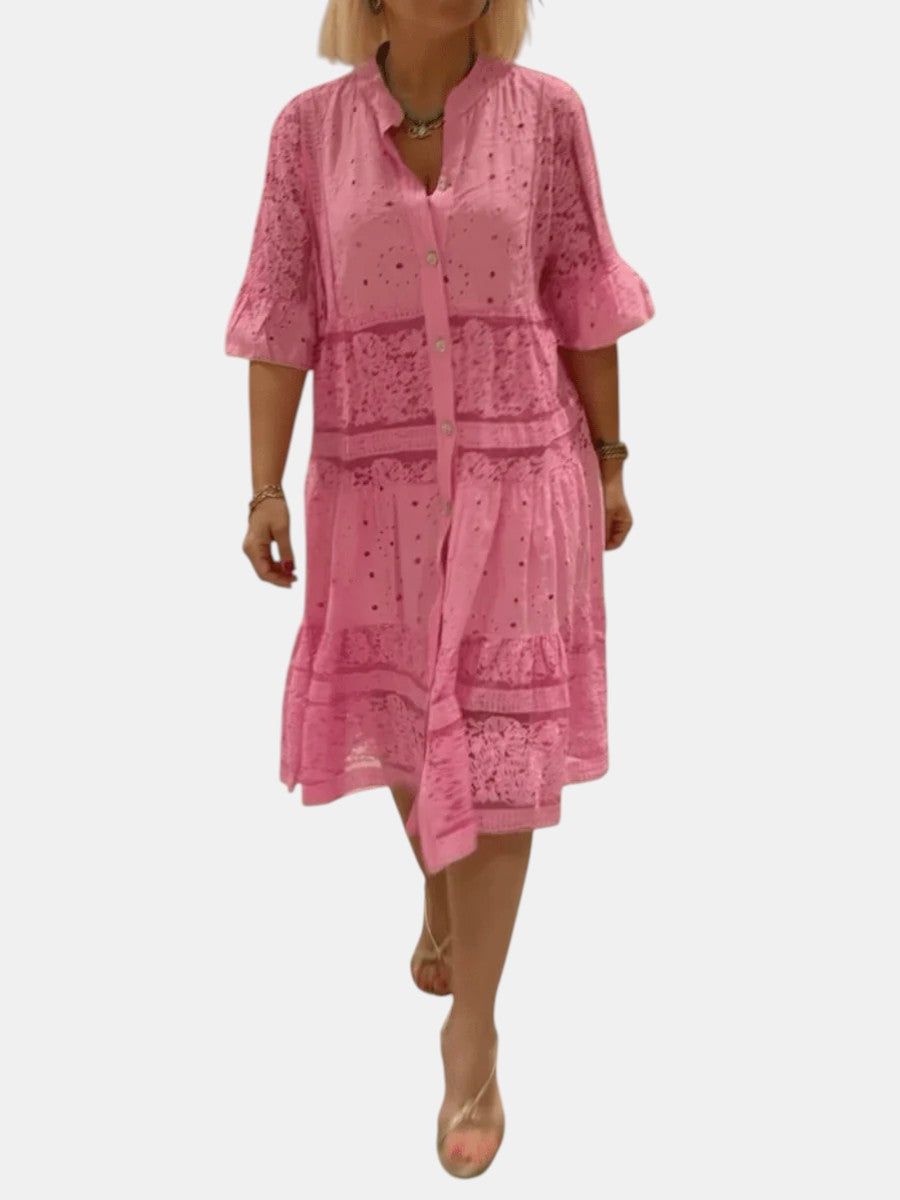 Cherylann™ | Floral Midi Dress