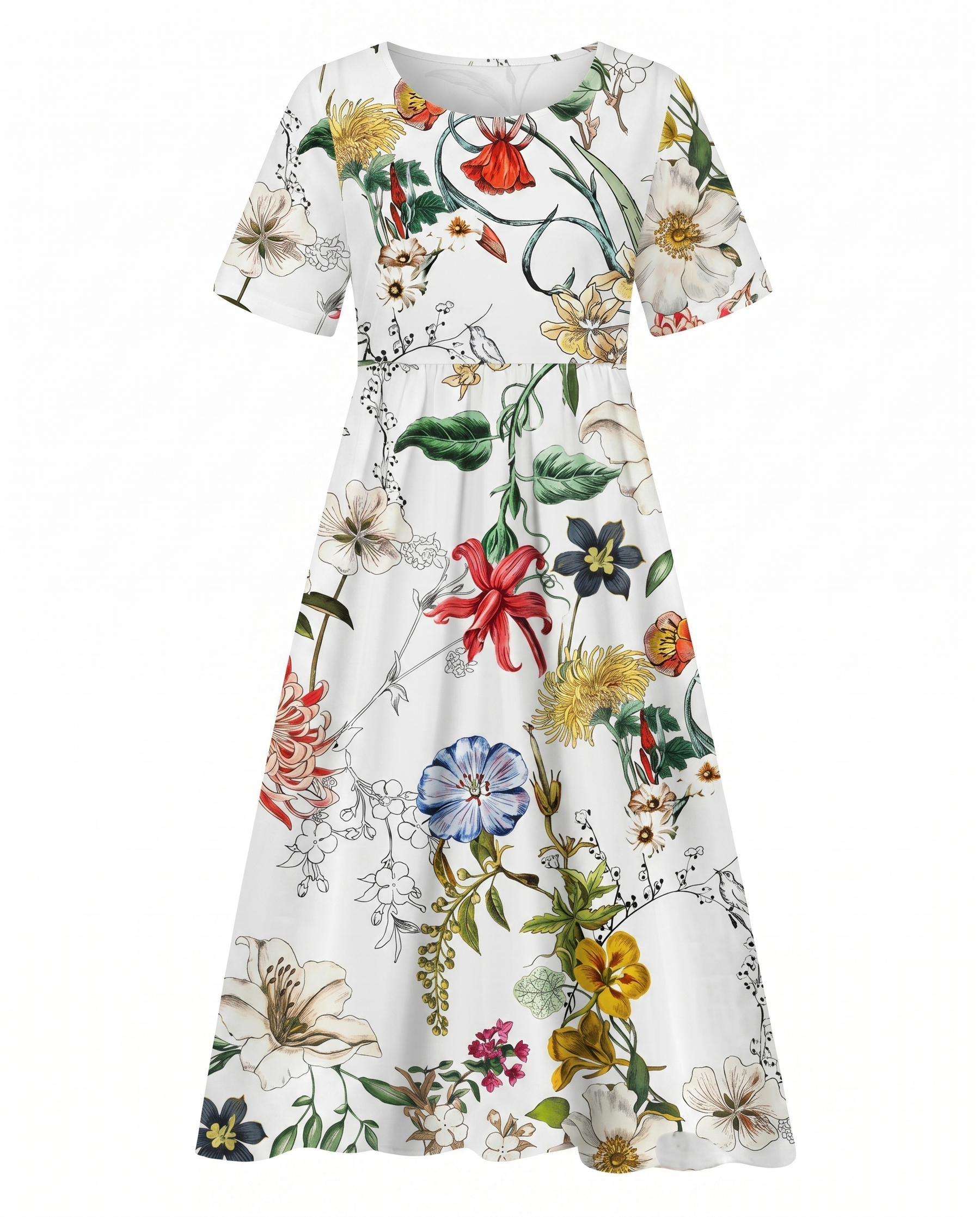 Women’s Dress | Printed Floral Midi