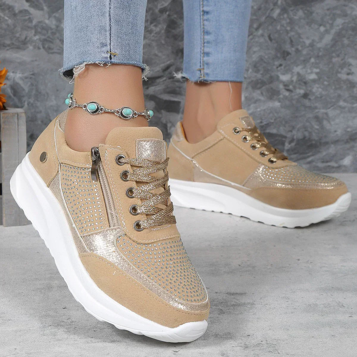 Indie | Cushioned Orthopedic Casual Sneakers